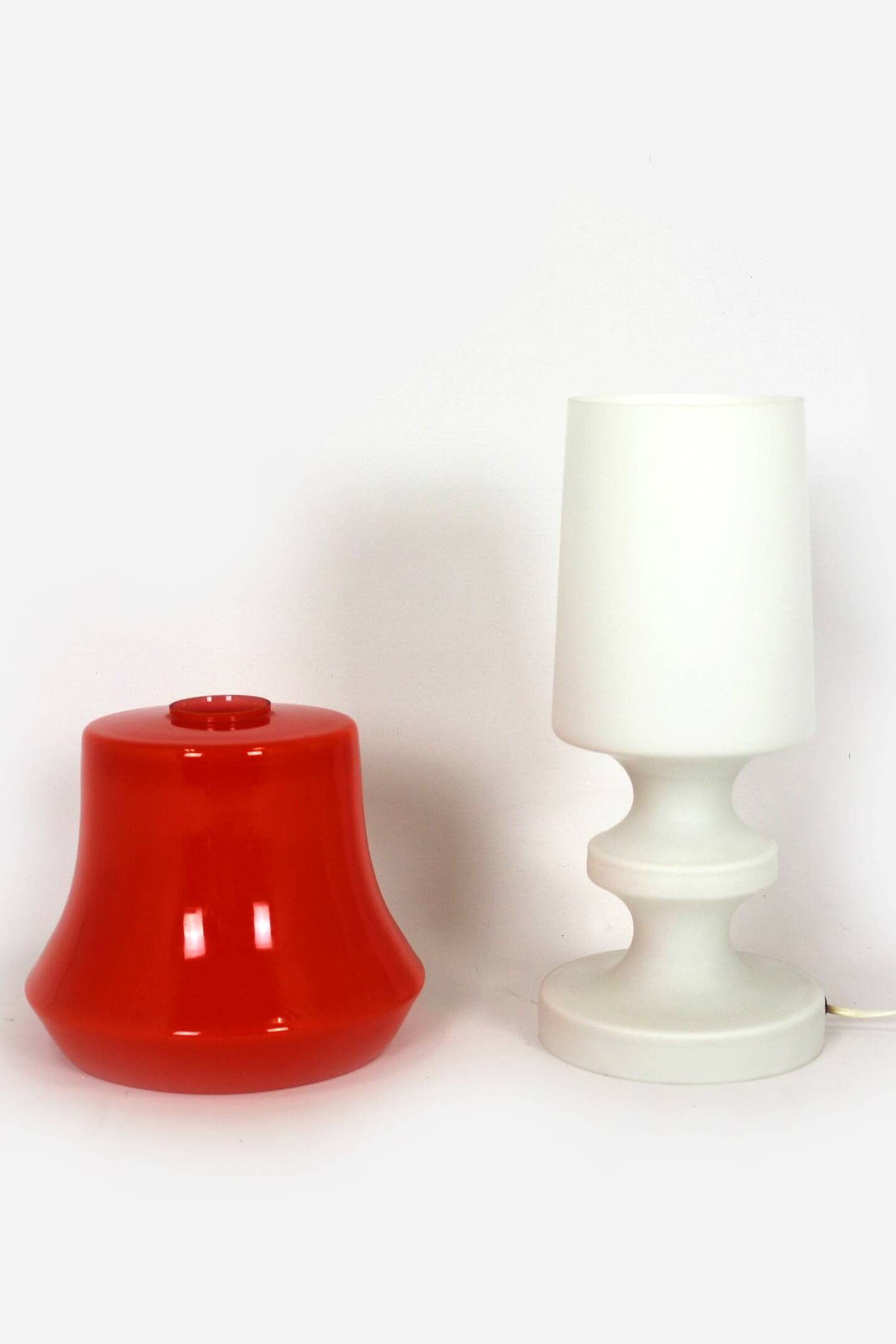 Vintage Glass Table Lamp from Lighting Glass, 1970s
