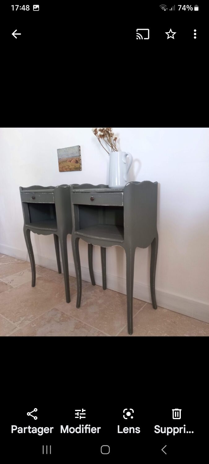Pair of bedside tables