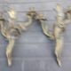 Pair of Louis XV style bronze sconces