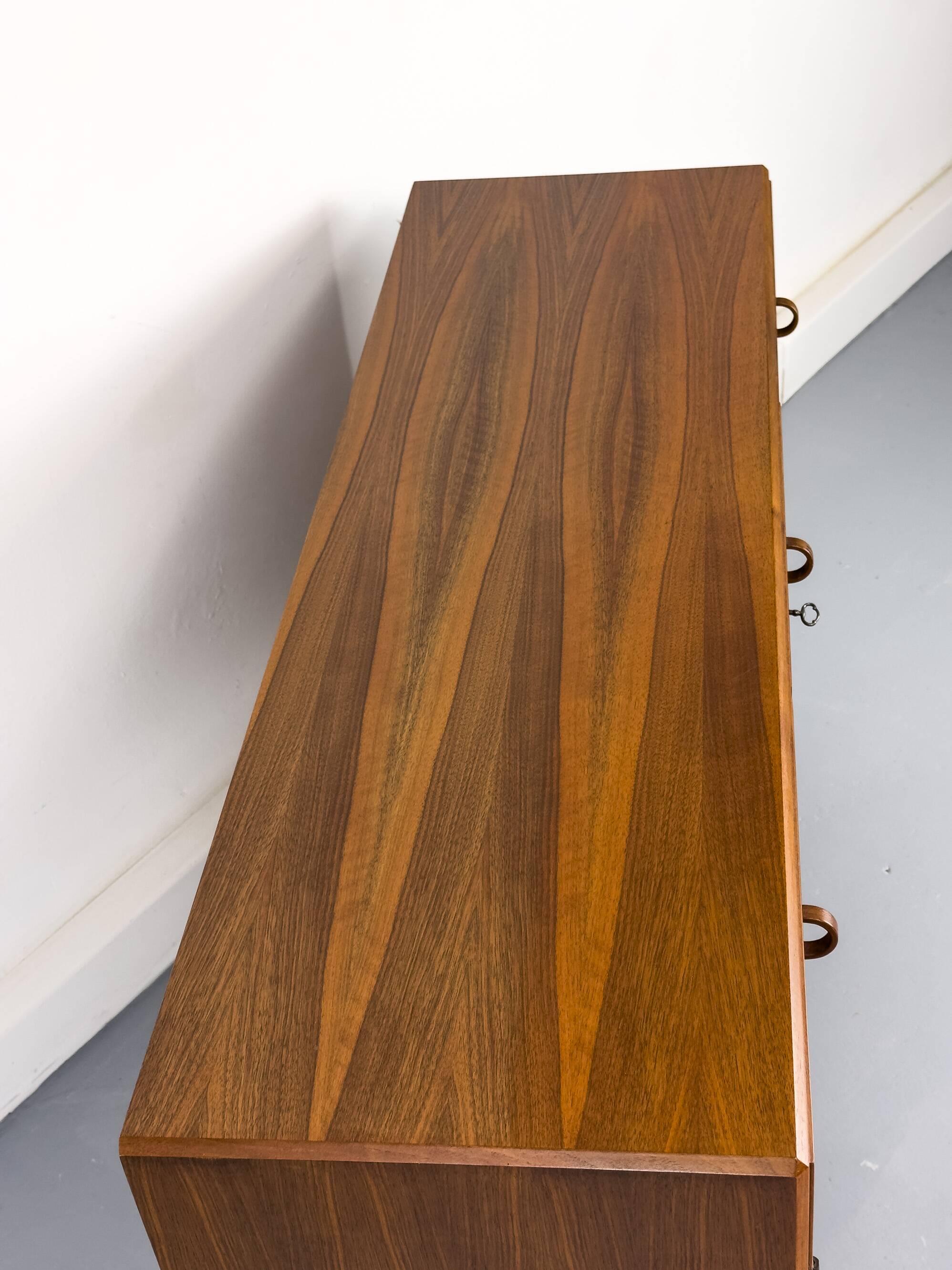 Walnut Sideboard with Drawers by Bertil Fridhagen for Bodafors, 1961