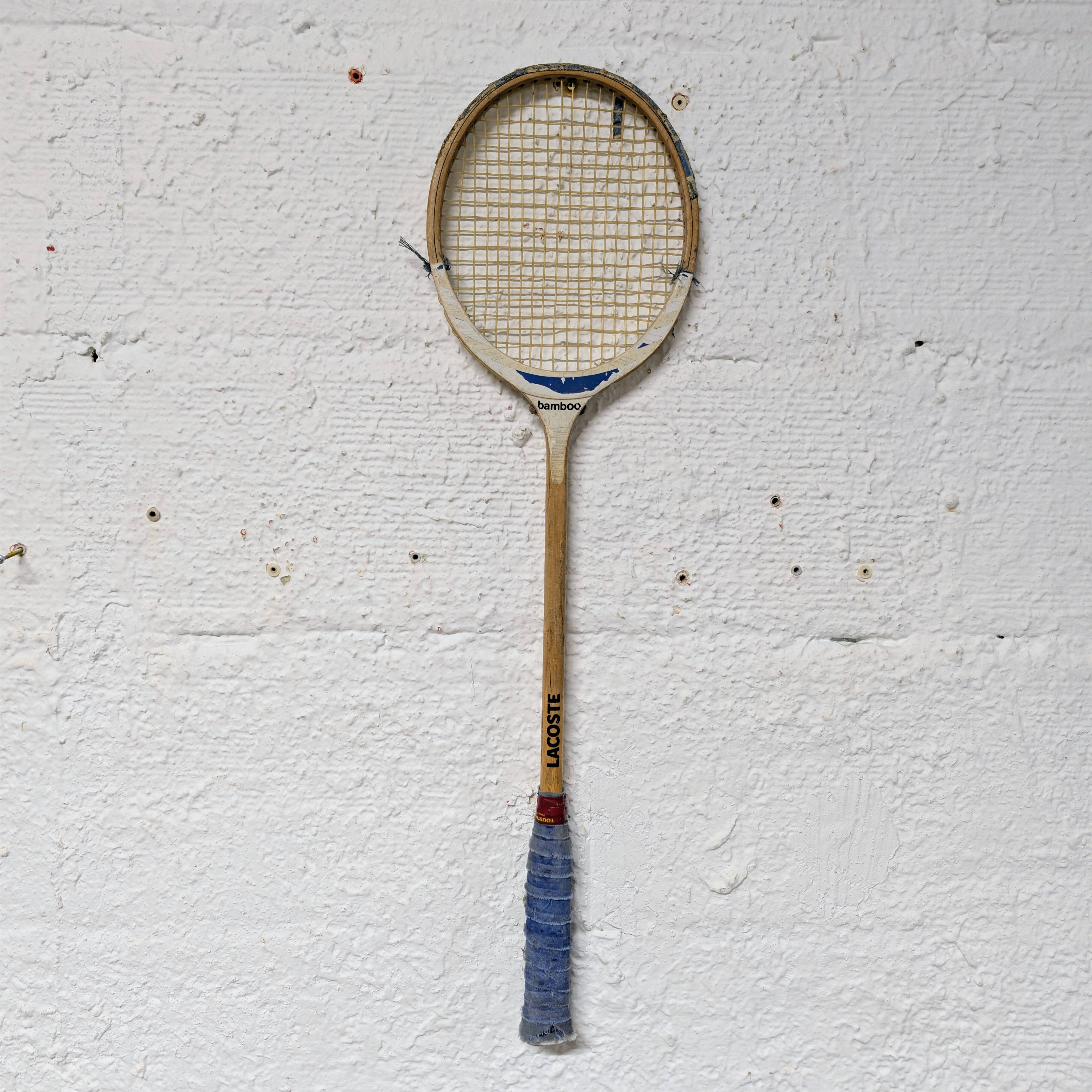 Vintage Lacoste squash racket
