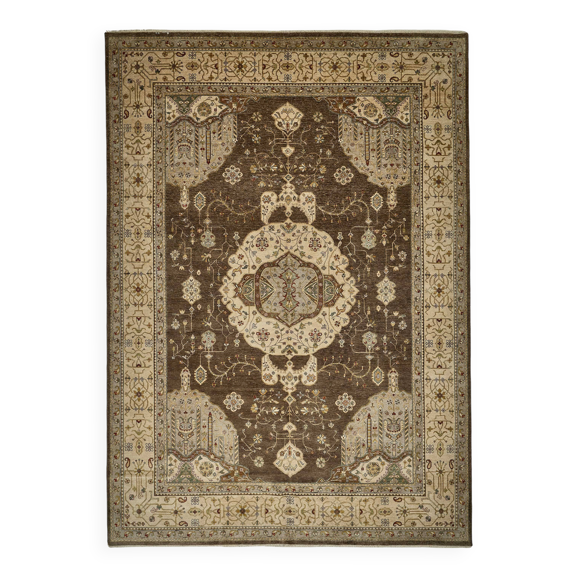 Turkish Handknotted Wool Oushak Rug 304 cm x 424 cm
