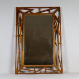 Midcentury Modern mirror Yngve Ekström "Konkret" by Eden Spegel in Sweden