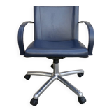 Office armchair by Carlo Bartoli for Matteo Grassi in leather