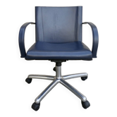 Office armchair by Carlo Bartoli for Matteo Grassi in leather