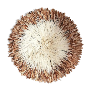 Juju hat naturel et blanc