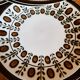 6 walnut model flat plates by Boch