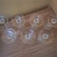 7 champagne flutes 11 cl "Lonchamp" Cristal d'Arques Vintage