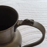 Tin wine pitcher