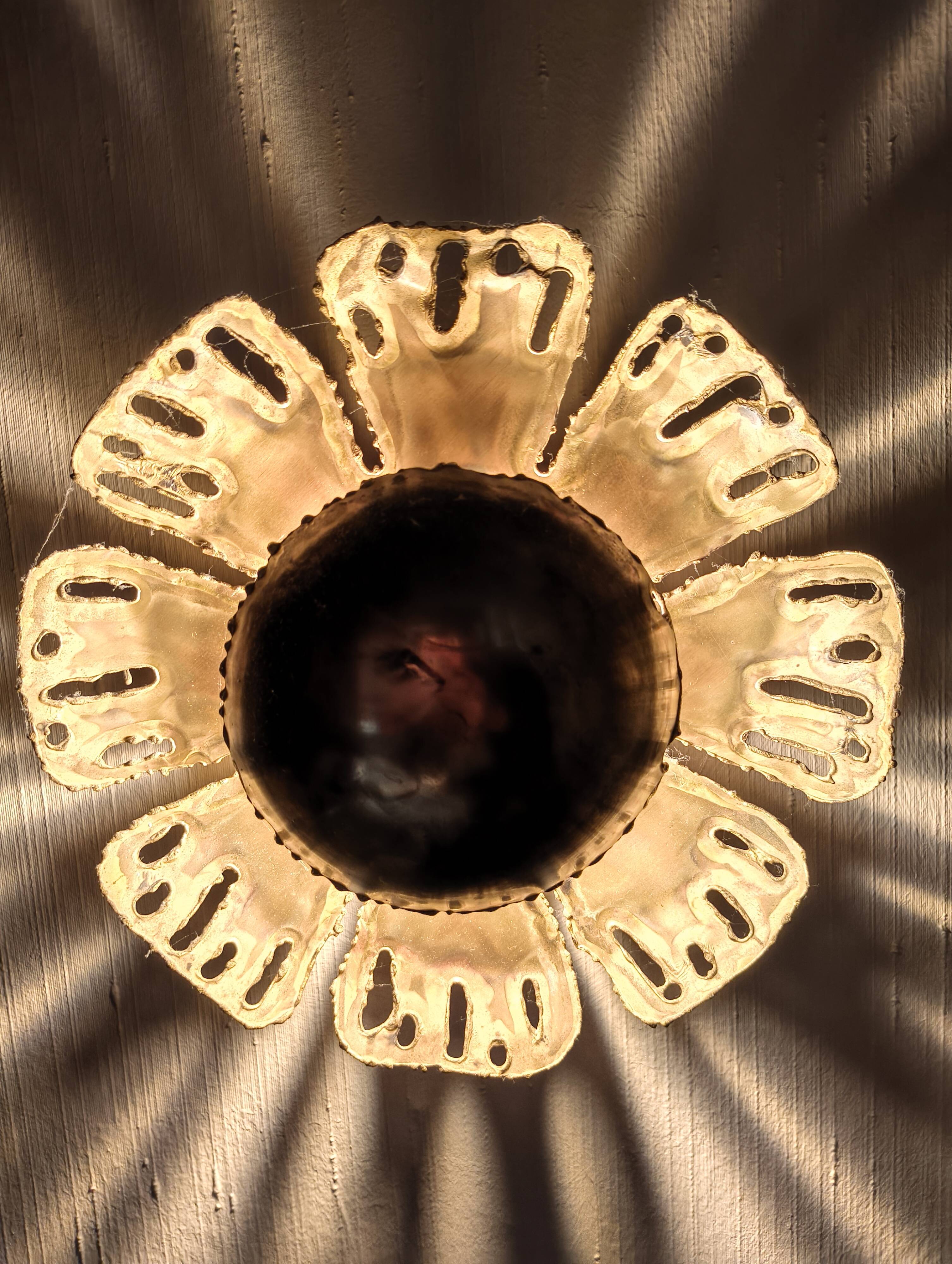 brass wall lamp by Svend Aage Holm Sörensen, denmark