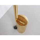 Hollywood Regency brass floor lamp