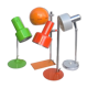 Set of 4 lamps Pop Italy 1960 s