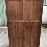 Vintage Parisian pine cabinet.
