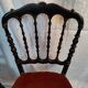 Paire de chaises Napoléon III modèle Opéra