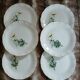 6 antique dessert plates from Digoin and Sarreguemines