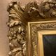 Portrait of man 19th in its frame