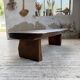 Table basse brutaliste artisanale 1950