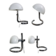 Importante lampe design par Metalarte 1970s