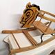 Ancien Cheval En Bois A Bascule Primus Vintage