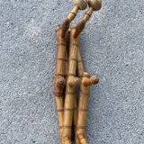 Portemanteau mural en bois ancien