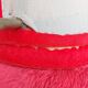 pair of vintage armchairs (red fur)