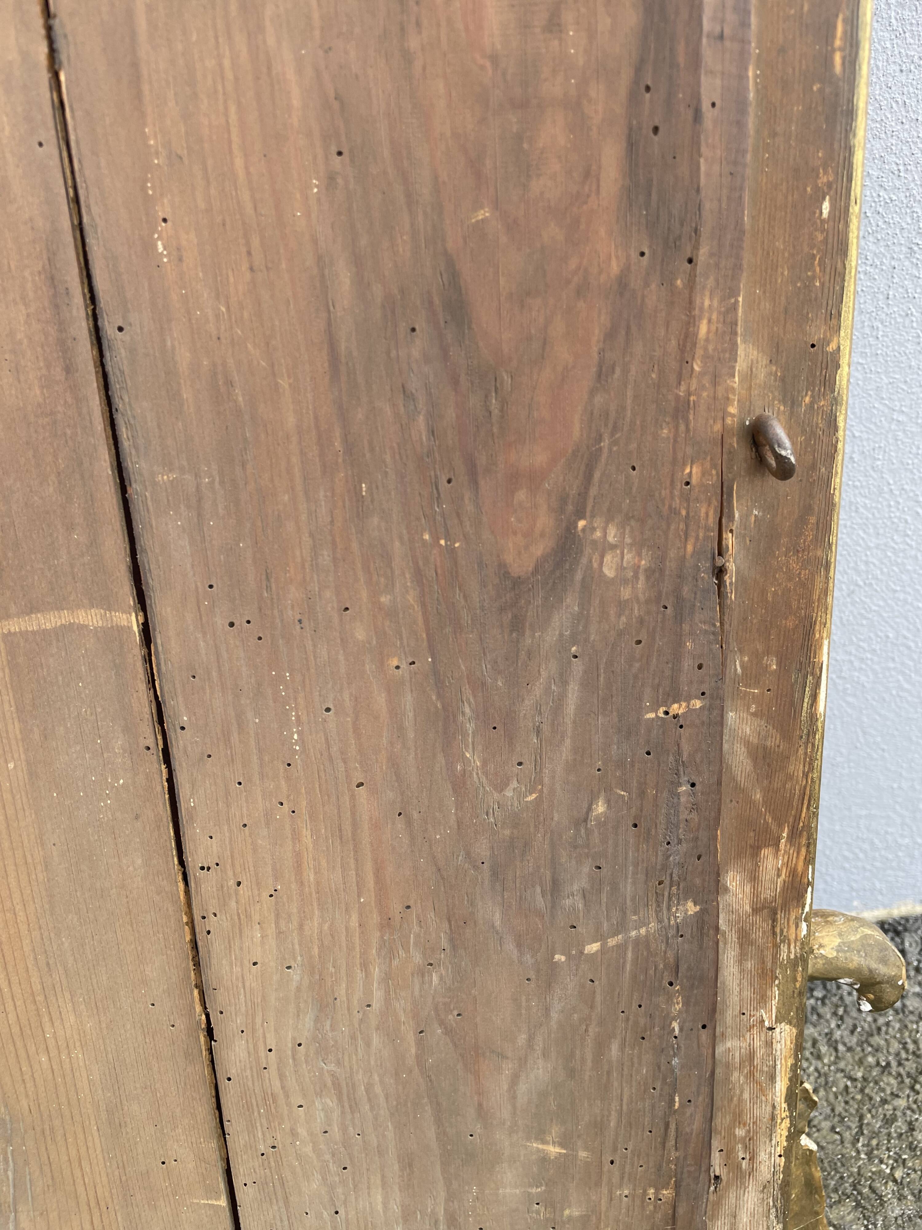 Miroir Napoléon III fronton oiseaux 112 x 67