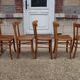 série de 5 chaises bistrot luterma