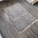 Tapis berbère noir zanafi 100x150 cm