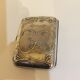 Pill box (cigarettes) early 20th period Art Deco silver