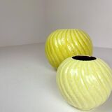 Rare pair of mid-century modern vases by Gunnar Nylund, Rörstrand, Sweden, 1940s.