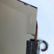 Small vintage art deco mirror of the 30s in metal in the shape of a diamond 59x35cm