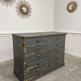 1930s workshop furniture with shell handles.