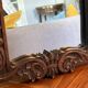 Antique wall mirror, hand-carved, vintage, 1920s