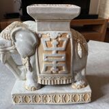 White ceramic elephant