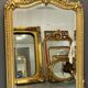 Miroir 156x106 ancien XIXè,dorure à la feuille d’or