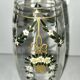 Vase époque Art Nouveau décoré à la main