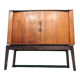 Mid-century audio cabinet with sliding door