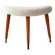 1940s Swedish Stool with Mahogany Legs