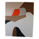 Abstract minimalist couple "in your arms" 100x80cm