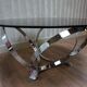 Mid-Century Space Age Round Coffee Table by Knut Hesterberg, 1960s