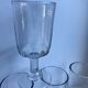 Set of 4 wine glasses in blown glass late nineteenth