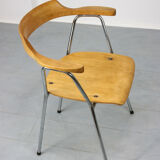 Paire de chaises vintage 4455 de Niko Kralj pour Stol