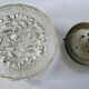Vintage molded glass ceiling lamp