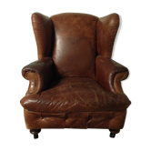 Fauteuil club anglais bergère à oreilles