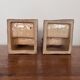 Pair of HB Quimper bookends by Berthe Savigny seated children