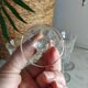 6 verres à liqueur sur pieds