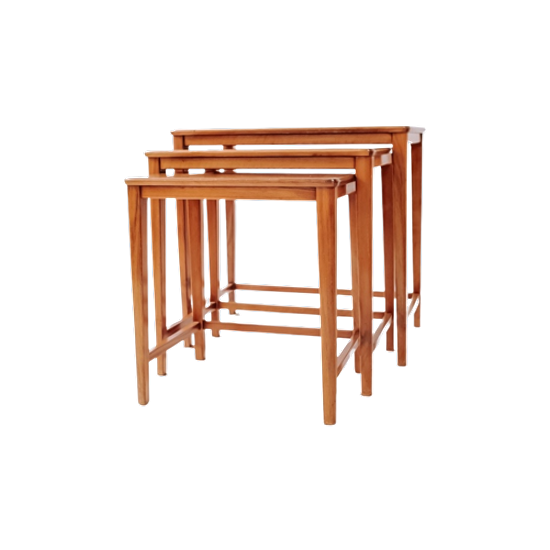 Set of 3 nesting tables 1960s