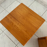 Vintage set of two small cabinets pinewood