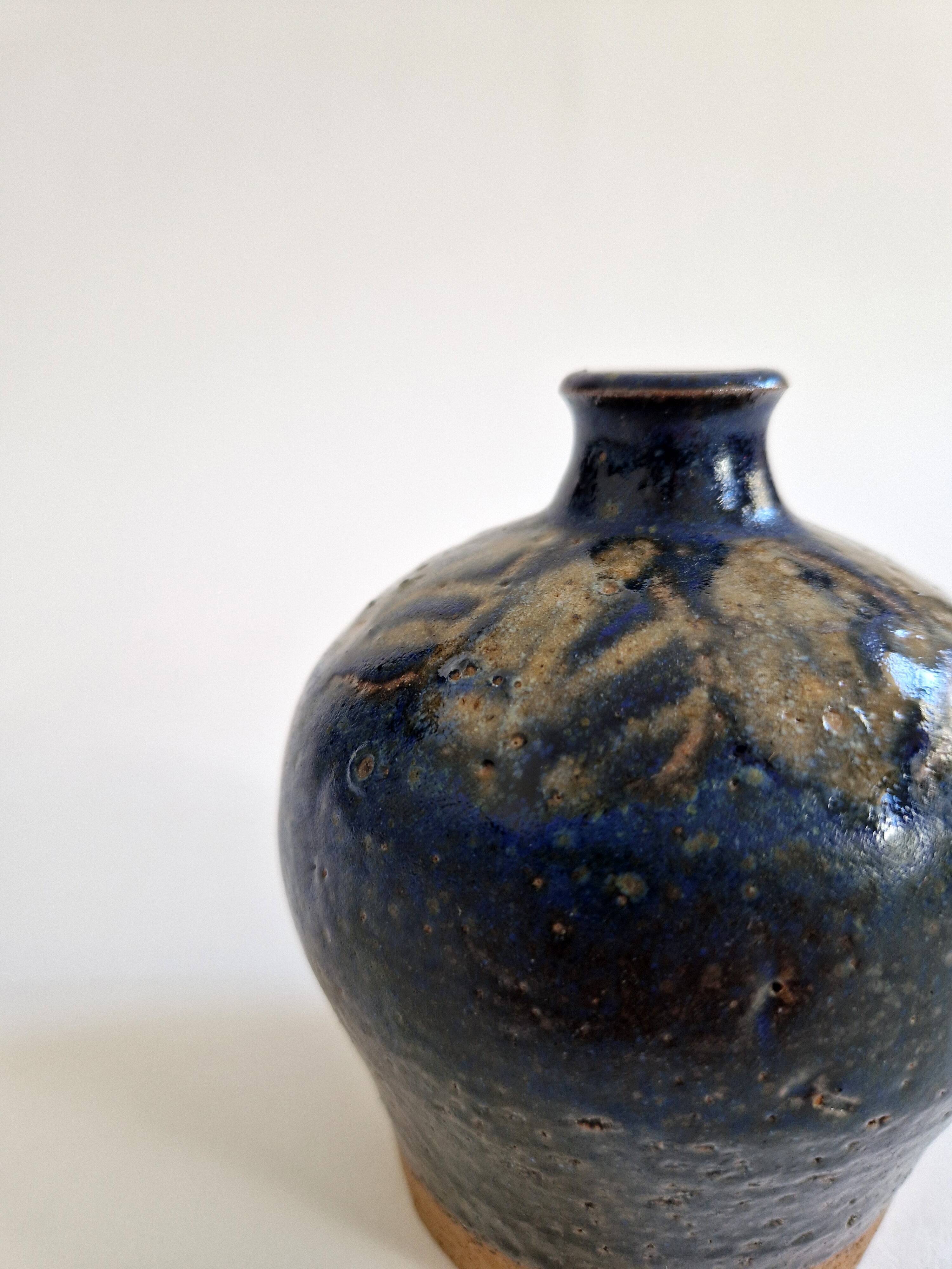 Ceramic soliflore by Nis Stougaard Svaneke, Denmark circa 1970