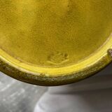 Scandinavian mimosa glazed earthenware vase neo classic mid century modern 1970